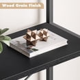 thumbnail image 4 of 5 Tier Corner Shelf, Narrow Bookshelf with Metal Frame, Modern Display Storage Rack, 4 of 6