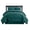 Teal, variant on -Decorative Pinch Pleat King 4PC Comforter Set, Teal
