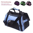 thumbnail image 1 of Yipa Soft Pet Carrier Airline Approved Soft Sided Pet Travel Carrying Handbag Under Seat Compatibility, Perfect for Cats and Small Dogs Breathable 4-Windows Design Blue Large Size, 1 of 1