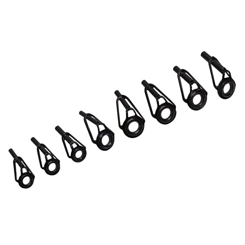 Black Fishing Rod Repair Kit Fishing Rod Tip Repair Replacement Rod Top