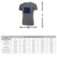 thumbnail image 5 of Coolnut Womens T Shirts Fashion Tops, Red And Blue Spider Web Cartoon Background Women's Basic Short Sleeve Tees, Grey Lightweight Casual Summer Clothes, M, 5 of 6