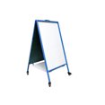 thumbnail image 3 of FixtureDisplays® Chevalet Double Face avec Surfaces Magnétiques Effaçables à Sec - Bleu 19531, 3 of 12
