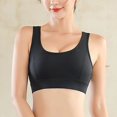 thumbnail image 4 of Women's Sports Bra No Underwire full Coverage Padded with Removable Cups Back Support Mesh Back bra, 4 of 7