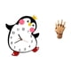 thumbnail image 5 of Reloj de pared de madera con forma de pingüino de dibujos animados, multifuncional, para dormitorio, con pilas, para decoración de mesa, con forma de, 5 of 8