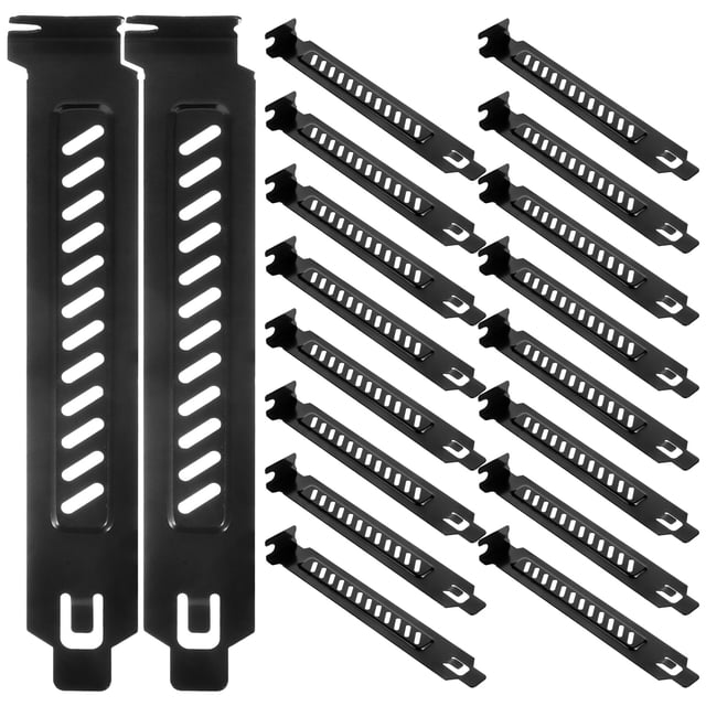 20 piezas de cubierta de ranura trasera para computadora, deflector de ventilación de chasis de computadora de metal
