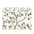 thumbnail image 7 of Yayeee Collapsible Cube Storage Bin with Lid Fabric Closet Decorative Basket with Handles, Leaves Pattern, 7 of 7