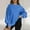 Blue, variant on Aloohaidyvio Hoodies for Women,Fashion Womens Tops Blouse Casual Long Sleeve Round Neck Solid Ladies Sweatshirt