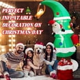 thumbnail image 4 of Gymax 8FT Christmas Inflatable Tree & Santa Claus Yard Decor w/ Air Blower & LED Lights, 4 of 10