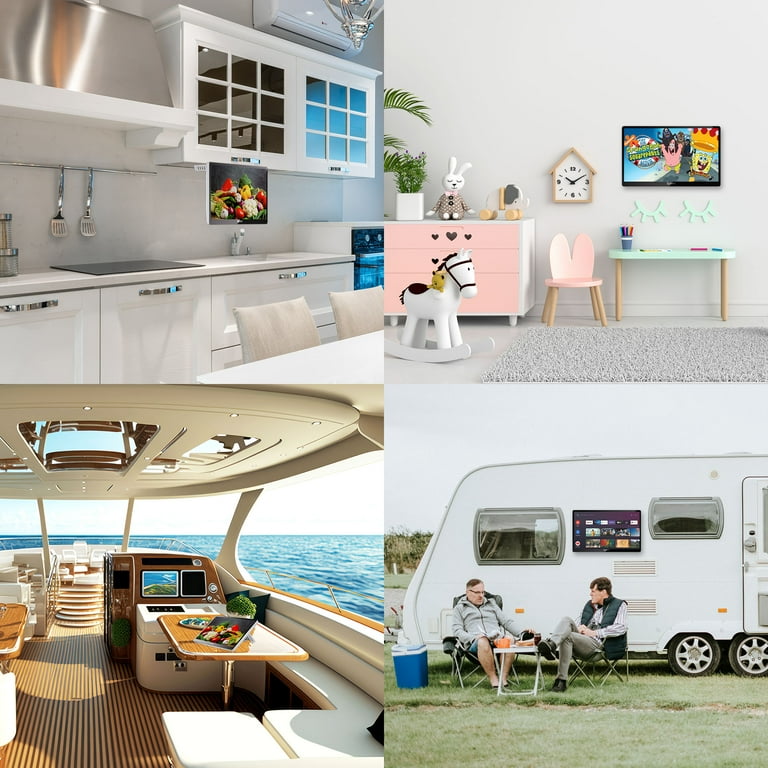 Sylvox 15.6 inch Kitchen TV, 1080P Full HD Under Cabinet TV Sylvox 15.6 inch Kitchen TV, 1080P Full HD Under Cabinet TV