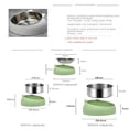 thumbnail image 4 of 1PCS Cat Dog Bowl 15 Degrees Raised Non Slip Puppy Base Cat Food Drinking Water Feeder Tilt Safeguard Neck Pet Bowl Accessories ShopWise Round, 4 of 18