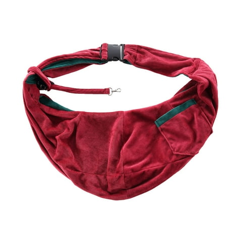 Pet Backpackssmall Dog Bag Adjustable Travel Pet Sling Cat Bag Outside Shoulder Tote Pet Suppliesred