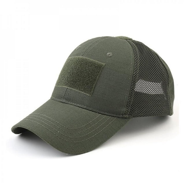 Chapeau de Baseball Randonnée Camping Réglable Casquette à Pointe en Maille Coton Chapeau de Baseball