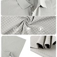 thumbnail image 5 of Fanshiluo Men's Checkered Print Short Sleeve Polo Shirt, Casual Collared Golf T-Shirt,Size:M,Big and Tall Men, 5 of 7