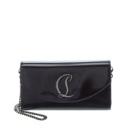 Christian Louboutin Loubi54 Leather Wallet On Chain, Black