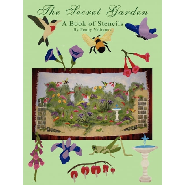 Le Jardin Secret, un Livre de Pochoirs