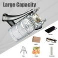 thumbnail image 2 of Water Bottle Carrier Sling Bag,32oz Crossbody Water Bottle Holder with Strap,Water Bottle Puffer Bag,Hand-free Water Bottle Pouch Water Bottle Sling Bag for Walking Hiking(Silver), 2 of 7