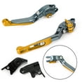 thumbnail image 1 of Adjustable Extendable Brake & Clutch Lever for Speed Triple R 1200 Scrambler Gold, 1 of 10