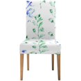 thumbnail image 2 of Funda protectora para silla ABPHQTO elástica con flores de acuarela juego de 4, 2 of 4