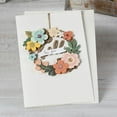 thumbnail image 2 of Handmade Day Greeting Card Bouquet Thank You Business Blessing Card Unique Design for Any Occasion, 2 of 6
