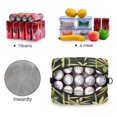 thumbnail image 4 of Lunch Bag Portable Crossbody Meal Bag Cooler Bag Insulated Lunch Bag Food Bag Handheld & Crossbody Design Bamboo Leaf, 4 of 6