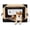 Beige 30.0"L x 21.0"W x 21.0"H, variant on 30 Inch Soft Collapsible Crate for Medium Dogs, 4-Door Portable Foldable Soft Kennel with Chew Proof Mesh Windows for Indoor & Outdoor Travel Beige