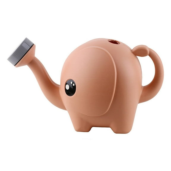 Elephant Watering Can for Indoor & Outdoor - 2.5L Cute Watering Pot with Long Spout & Sprinkler - Kids Gardening Can for Houseplants, Succulents, Flowers