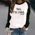 thumbnail image 1 of Ichuanyi Liquidación Fashion Fomen Women's Round Cuel Manga larga Swouse de sudadera impresa Tops ICHUANYI WER202308213854, 1 of 5