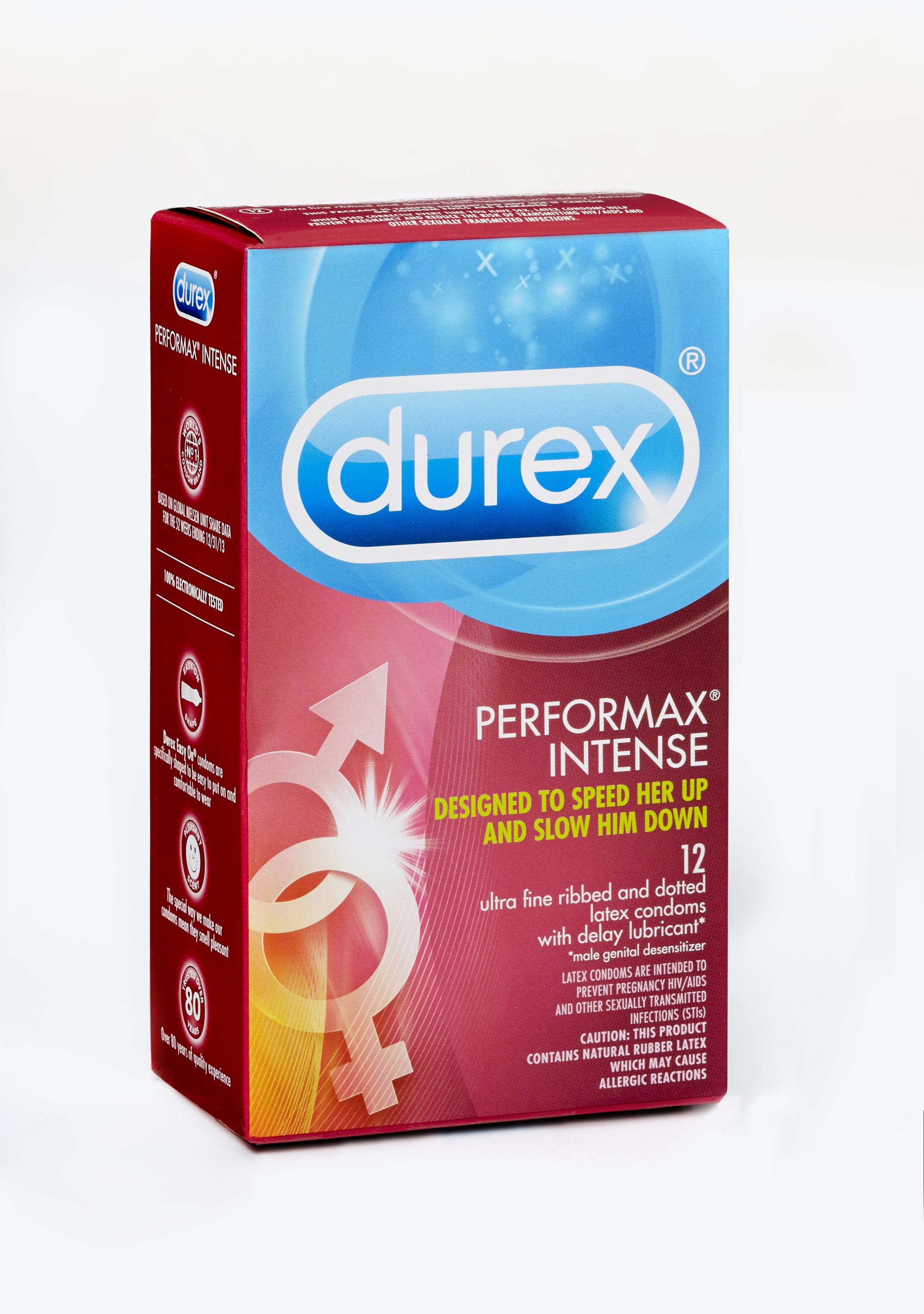 Durex Performax Intense Ultra Fine Ribbed And Dotted Condoms With