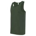 thumbnail image 5 of Gildan Heavy Cotton Men's Tank Top, Comfortable Sleeveless Undershirt, Classic Fit, Forest Green, Size-XL, 5 of 5