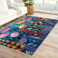 thumbnail image 1 of Floral Rugs for Living Room - Floral Rug & Home Decor, Cute Flower Botanical Rugs for Entryway, Washable Rugs, 3x5 Area Rug, Non Slip Small Indoor Door Mat, Kids Girls Wildflower Carpet, 1 of 7