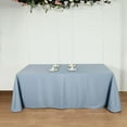 thumbnail image 3 of Efavormart 10PCS 90x156" DUSTY BLUE Wholesale Rectangle Polyester Tablecloth Linen Wedding Party Restaurant Tablecloth, 3 of 9