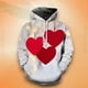 thumbnail image 3 of Sudadera con capucha con estampado 3D de pareja feliz día de San Valentín para hombres y niños, sudaderas con capucha de moda Streettear, ropa para amantes de Harajuku, tops, 3 of 5