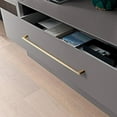 thumbnail image 6 of Goo-Ki 6 Pack 12.6" Hole Center Cabinet Pulls Shining Golden Modern Minimalist Drawer Handle Wardrobe Cabinet Door Handle, 6 of 6