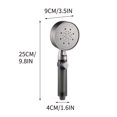 thumbnail image 3 of Handheld Filter Shower Head, 5 Spray Modes Shower Head Filter for Hard Water, Detachable High Pressure Showerhead for Bathroom, Easy to Install Household Shower Faucet, 3 of 9