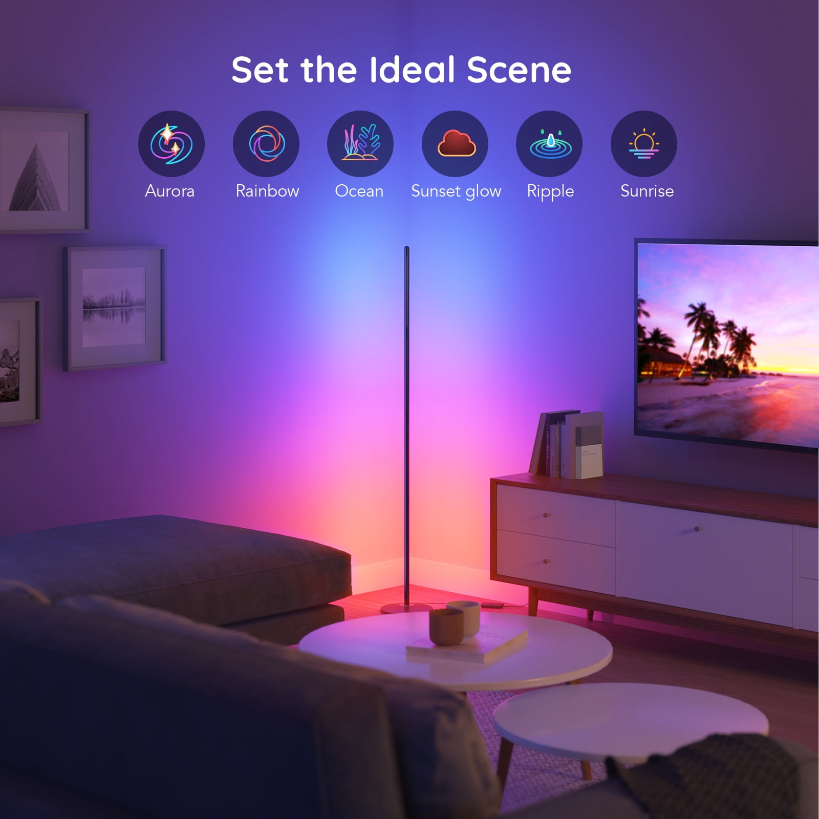 Govee Smart RGBICW Floor Lamp
