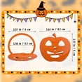 thumbnail image 4 of GOOHOCHY 12 servilleteros de calabaza para restaurante, hotel, fiesta de Halloween, 4 of 7