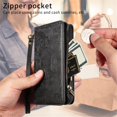 thumbnail image 5 of For Samsung Galaxy S26 FE 5G Wallet Case, 9 Card Slots RFID Blocking Crossbody Leather Cover, Zipper Pocket, Detachable Wrist & Shoulder Strap, Magnetic Shockproof Protective Phone Case for Women, 5 of 11