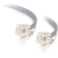 thumbnail image 3 of C2G Modular - Phone cable - RJ-12 (M) to RJ-12 (M) - 50 ft - silver, 3 of 9