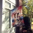 thumbnail image 4 of Collie Two Hearts House Flag, 4 of 7