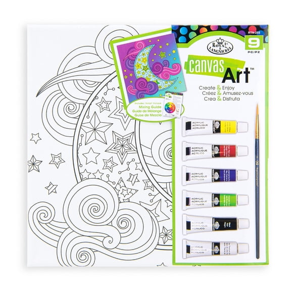Royal & Langnickel Canvas Art™ Painting Art Set - 9pc