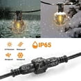 thumbnail image 4 of Outdoor Extension Cable for Solar Panel, Flexible Installation 6m Length Waterproof Connectors with Screw Mechanism, Cold Resistant Universal Compatibility for Garden Path Lighting, 4 of 5