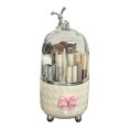 thumbnail image 1 of Makeup Brush Storage Box with Rotating Grid Design Large Capacity Cosmetic Storage Bin for Bedroom And Bathroom, 1 of 8