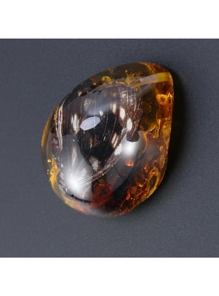 Dark Round Flat Natural Amber Resin Souvenir, Home Decor Genuine Amber  Gemstone, Natural Cognac Color Amber, Amber Stone Memorabilia House 