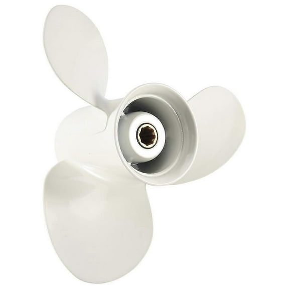 Compatible with Yamaha outboard engines 9.9 HP F9.9 15HP F15C F15 F20 Aluminum 8-tooth spline 9 1/4X11 propeller
