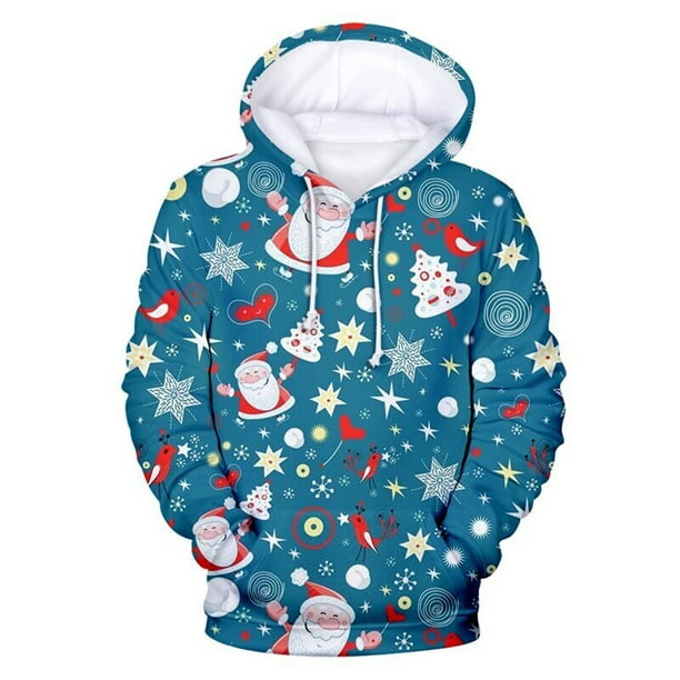 Sudaderas con capucha navideñas con estampado 3D de calavera para hombre y mujer, ropa de calle, sudaderas de moda, Sudadera con capucha de gran tamaño, jerséis para niños, chándales