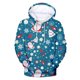 thumbnail image 1 of Sudaderas con capucha navideñas con estampado 3D de calavera para hombre y mujer, ropa de calle, sudaderas de moda, Sudadera con capucha de gran tamaño, jerséis para niños, chándales, 1 of 4