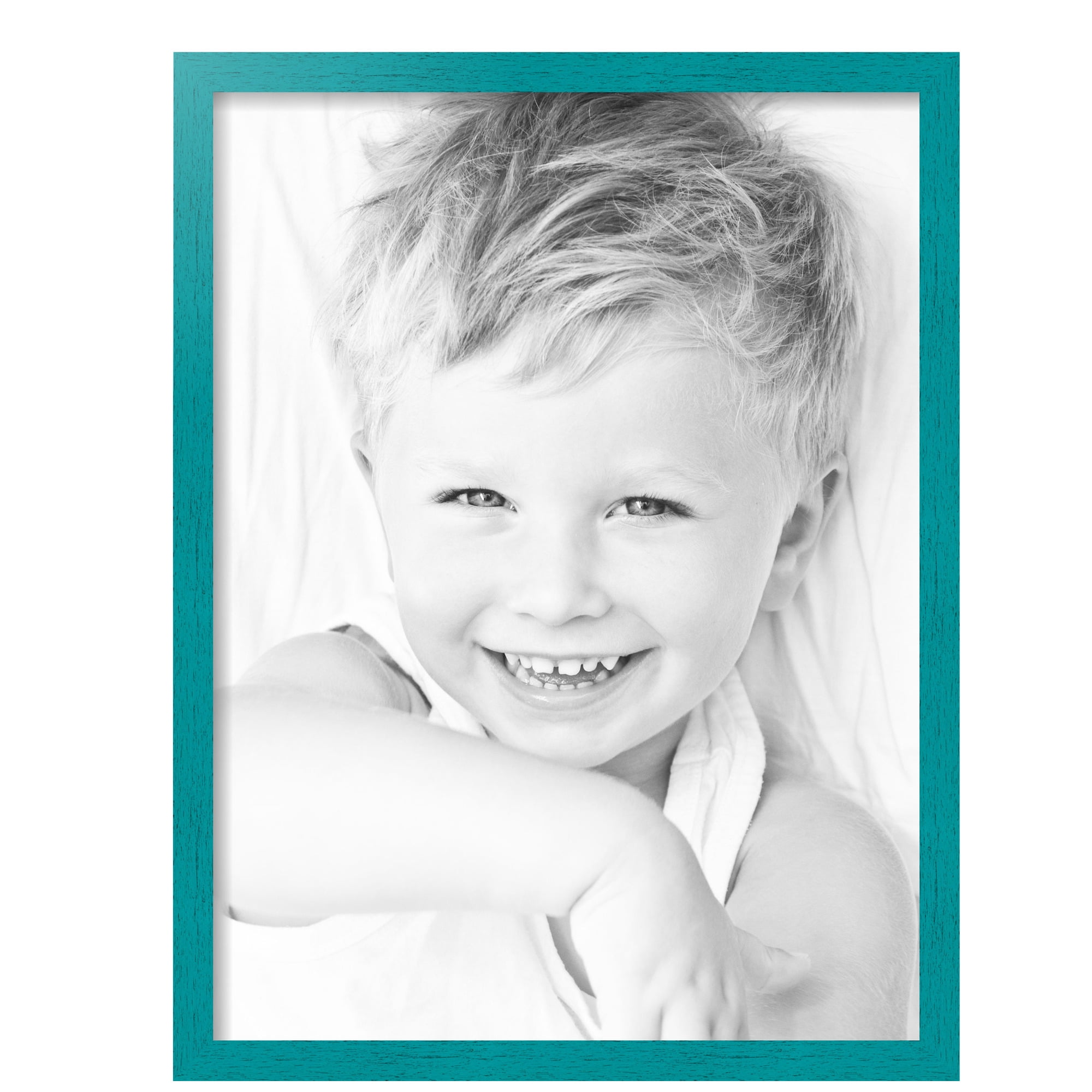 ArtToFrames 18" x 24" Aqua Picture Frame, 18x24 inch Green Wood Poster Frame (WOM-4428), 2 Pack