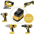 thumbnail image 3 of OUSITAID Lithium Battery Adapter Compatible with 18V 20V BL1830 BL1840 BL1850 BL1860 MT20ML Professional Battery Convertor Adapter Portable Power Battery Adapter Tool Durable for Battery, 3 of 9