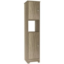 Depot E-Shop Yaka Linen Cabinet Weathered Oak