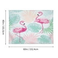 thumbnail image 2 of Tapestry Wall Hanging Cute Flamingo Tapestries Home Decor for Bedroom Aesthetic 60 X40 IN, 2 of 3